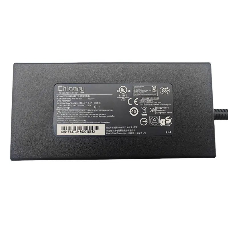 Replace Chicony A17-230P1A 19.5V 11.8A 230.1W A230A033P Power Supply AC Adapter For ACER 230W Laptop Charger DELTA ADP-230JB D