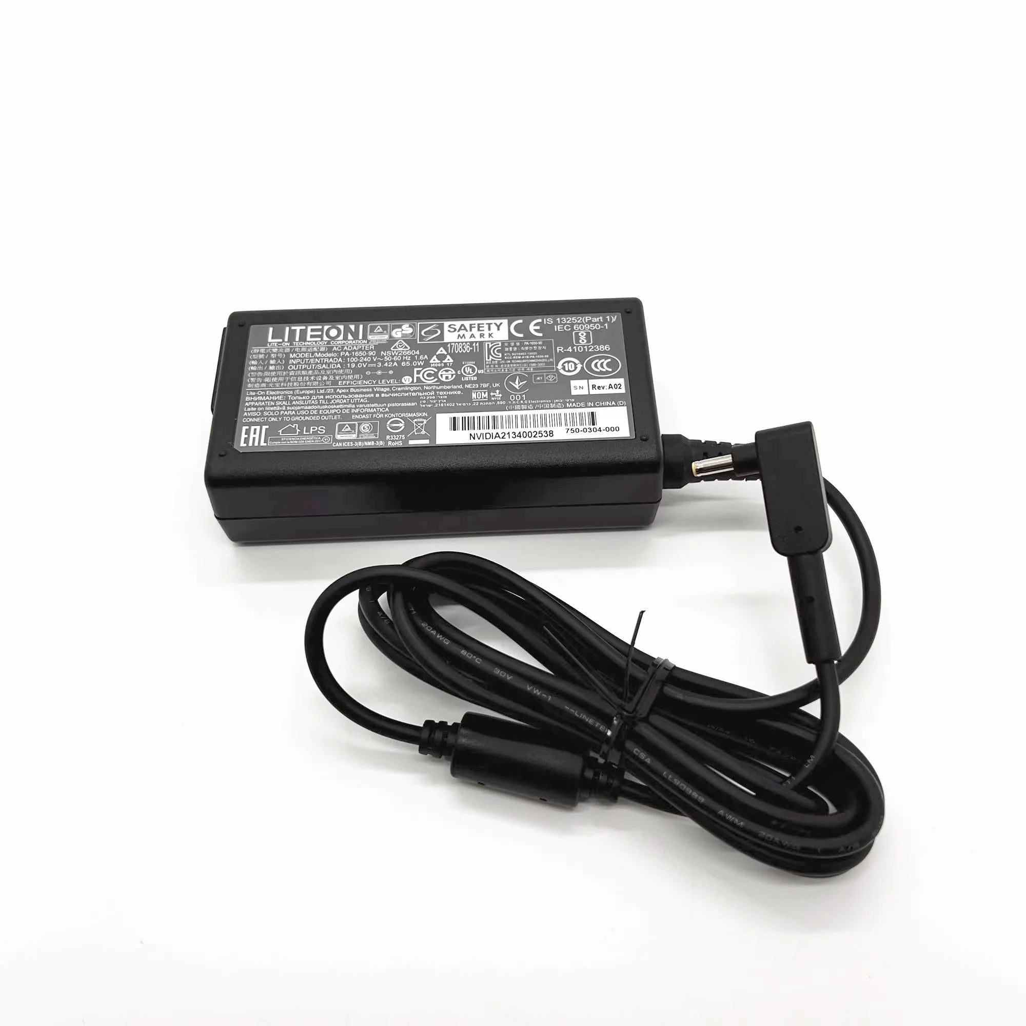 100% Genuine LITEON PA-1650-90 19V 3.42A 65W 3.0x1.0mm AC Adapter Charger For ACER Laptop Power Supply Original