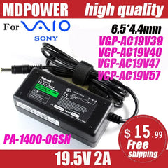 For SONY 19.5V 2A 40W VGP-AC19V39 VGP-AC19V40 VGP-AC19V47 57 PA-1400-06SN laptop Table supply power AC adapter charger