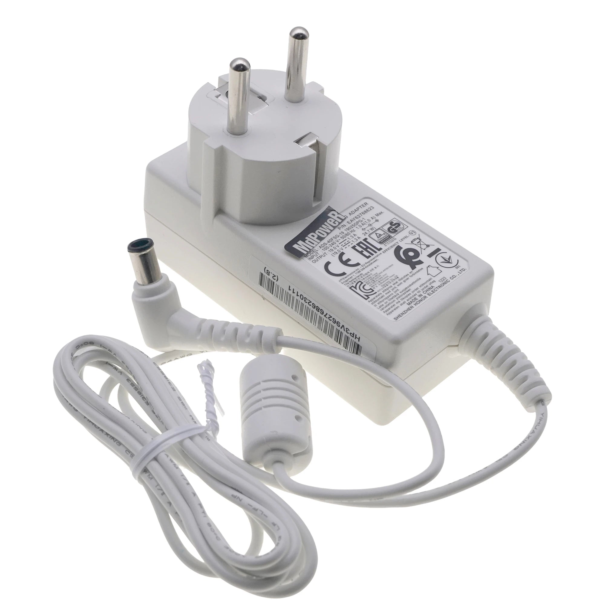 WHITE 19V 1.3A AC Adapter Charger LCAP26-E For LG LCD Monitor 24MP47H ADS-40FSG-19 ADS-25FSF-19 19025GPG-1 PSU LCAP26-A EU Plug