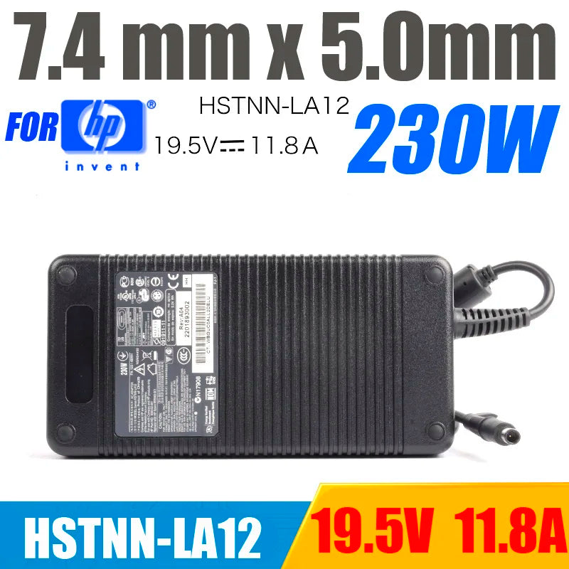 Original 19.5V 11.8A 230W Ac adapter for For HP HSTNN-DA12 HSTNN-LA12 677765-001 608432-001693714-001 PA-1231-66HJ 8570W 8560W