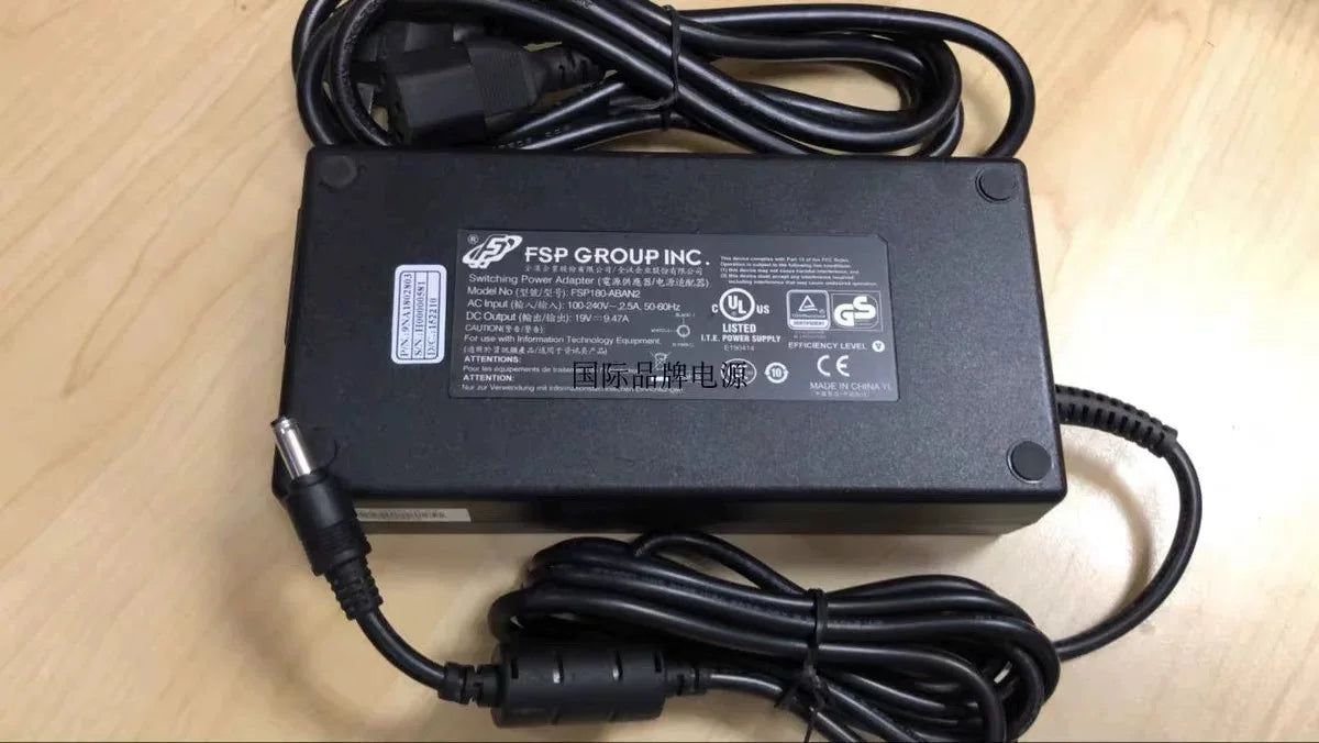 Genuine FSP FSP180-ABAN1 180W 19V 9.47A 5.5x2.5mm FSP180-ABAN2 AC Adapter Charger 180W Laptop Power Supply Original