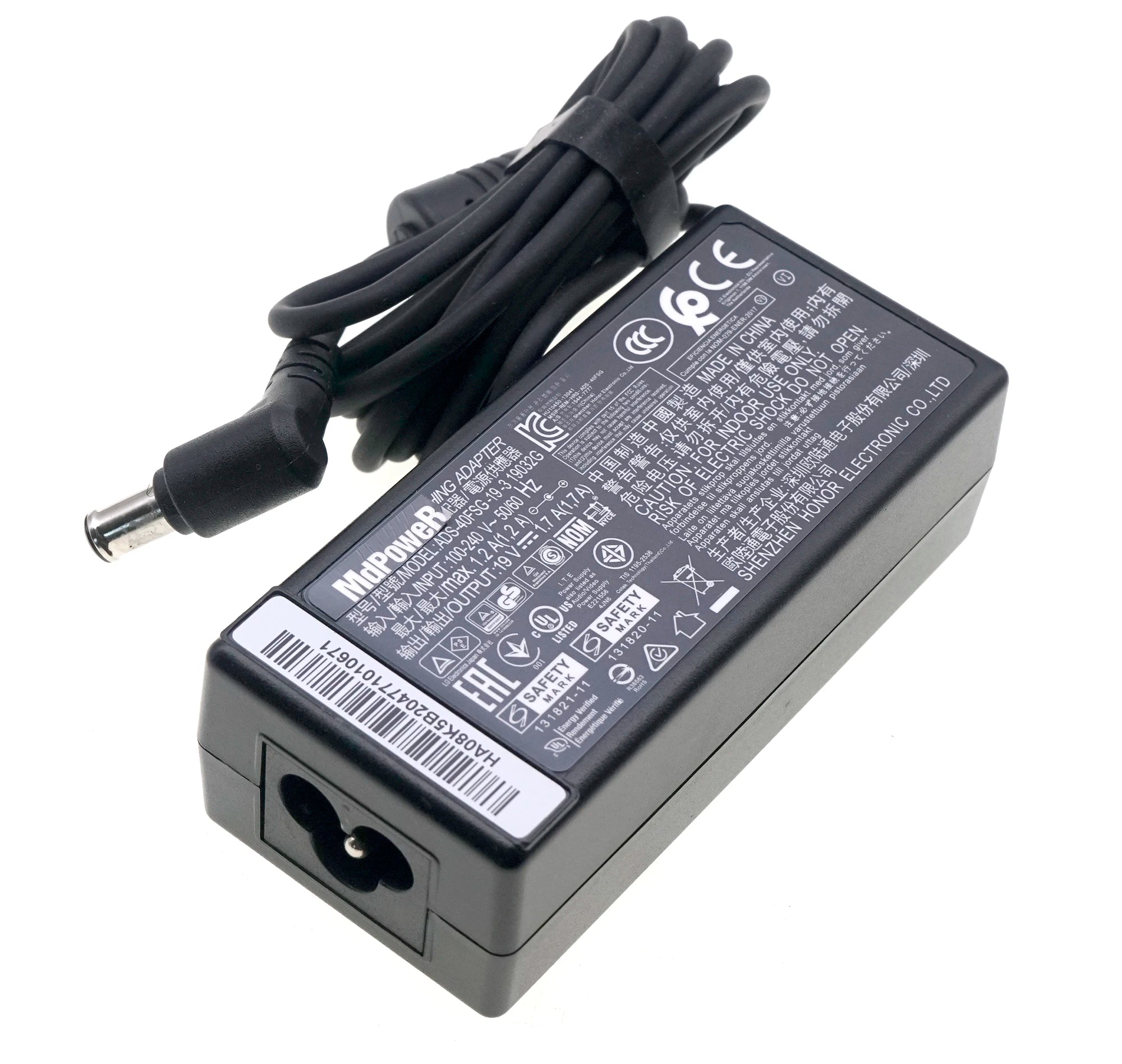 Genuine AC Adaptor Charger MBA1346 19V 1.7A For LG Switching Adapter ADS-40SG-19-2 19032G Portable Bluetooth Speaker, Model PK7