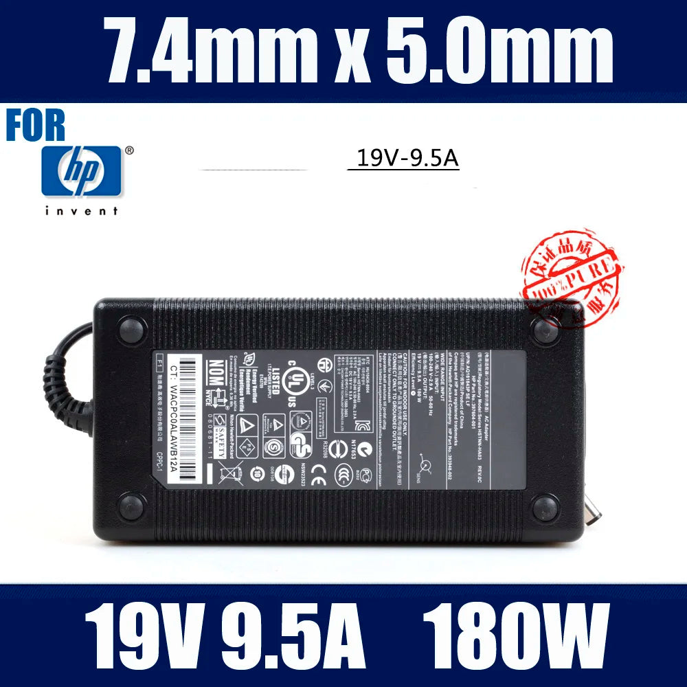 Original 19V 9.5A 180W Ac adapter laptop charger For HP HDX9100 9300 200-5118CN 397604-001 393948-002 5189-2784 HSTNN-LA03 HA03