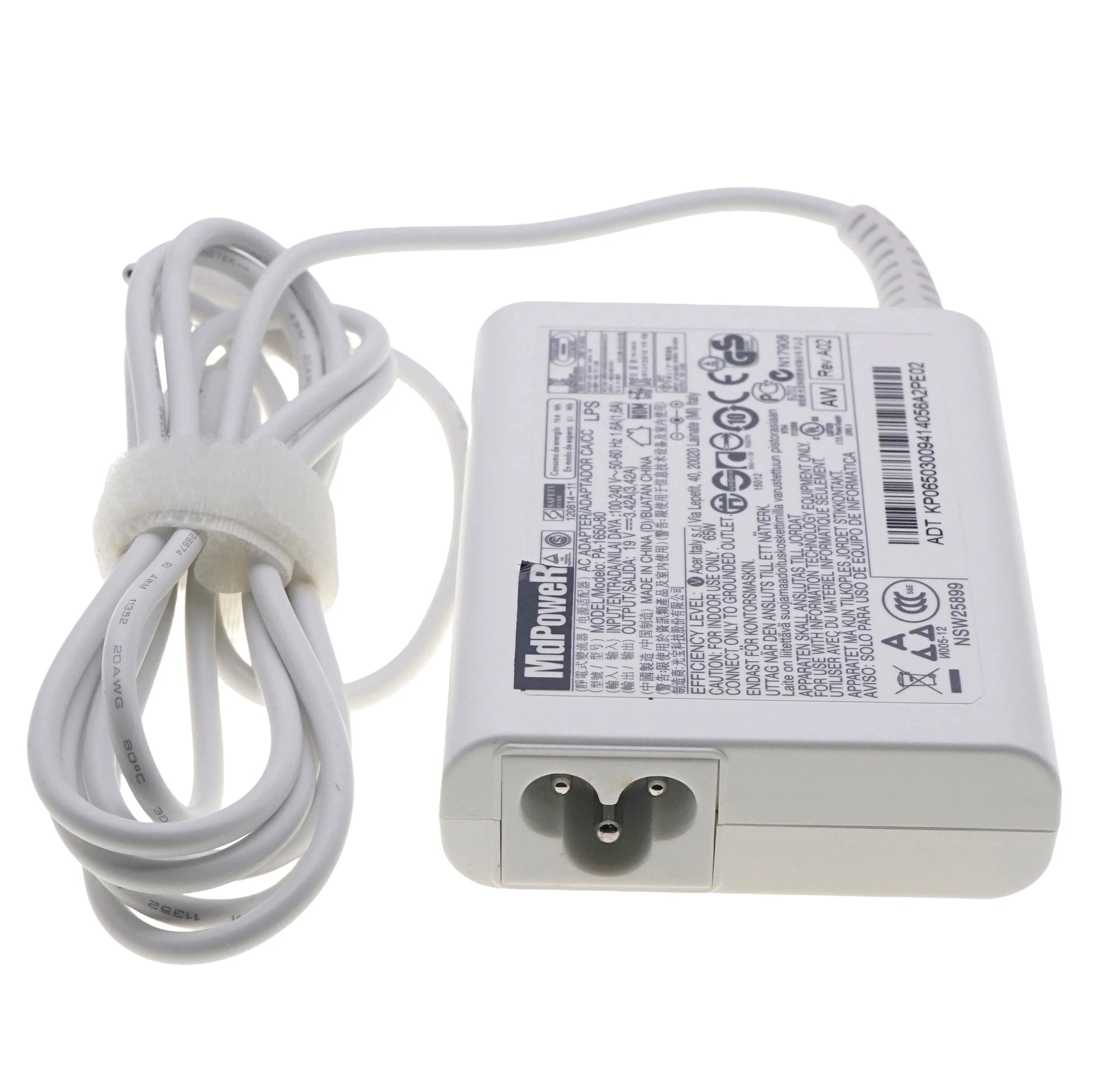 Genuine LITEON PA-1650-80 19V 3.42A 65W Charger For Acer Chromebook C720 C720P C740 C810 Laptop Power Supply AC Adapter 3.0*1.1