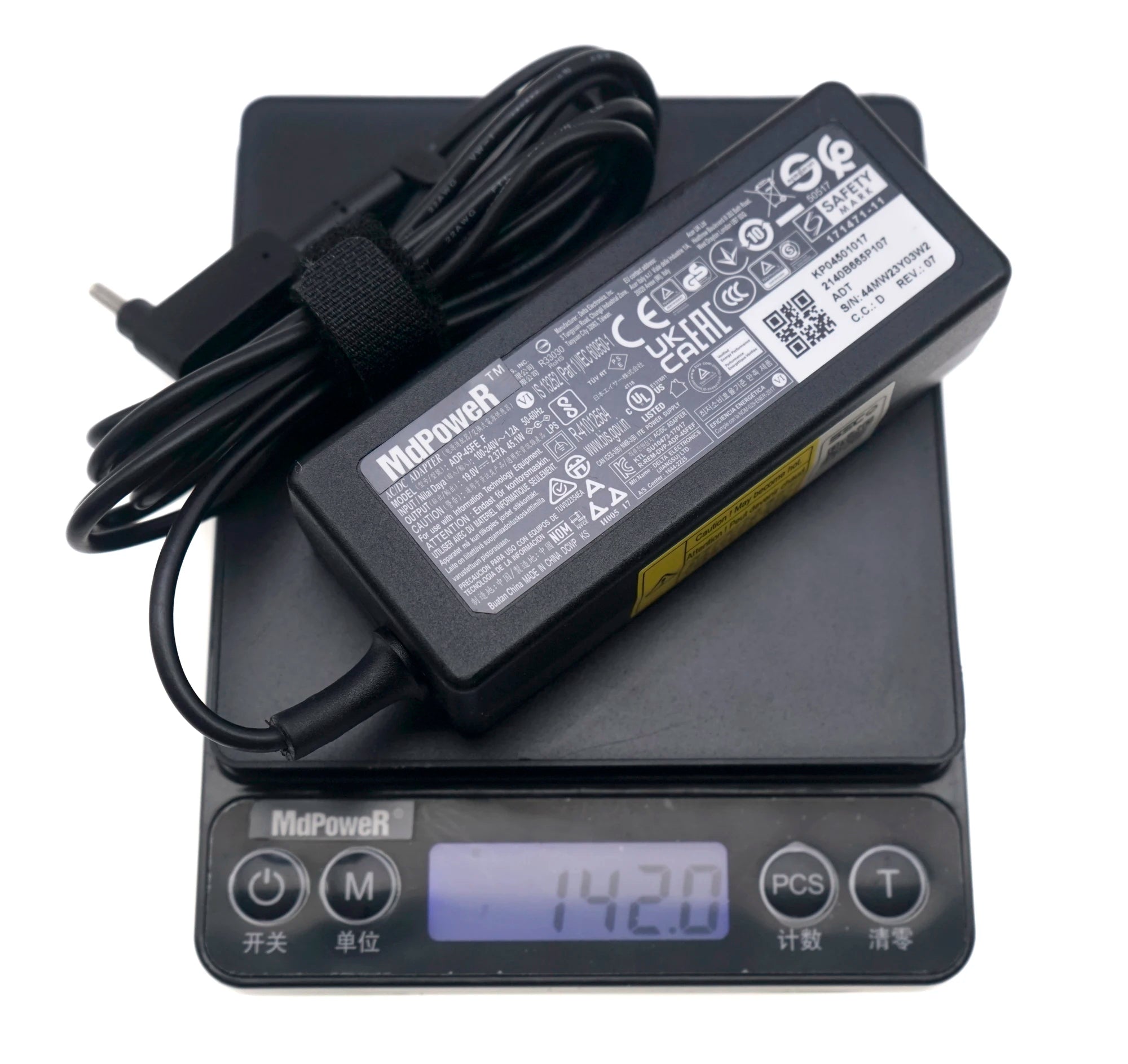 Genuine Delta 45W AC Adapter Charger For ACER Laptop 19V 2.37A 45W 3.0x1.0mm ADP-45FE F Power Supply Adaptor