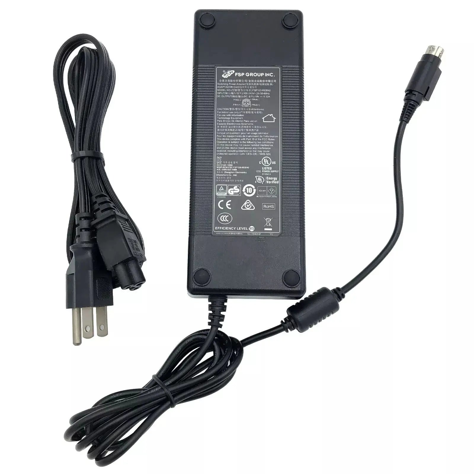 Genuine FSP120-AAB FSP120-AAA 19V 6.32A 120W 4PIN Switching Power Adapter for Thecus N4200ECO N4200 PRO MPC-424 Power Supply