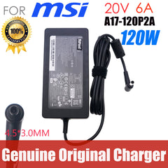 Genuine Chicony AC Power Adapter 20V 6A 120W A17-120P2A A12A055P for MSI GF63 Thin 10SCXR-426UK 11UD-247FR ADP-120VH D Charger