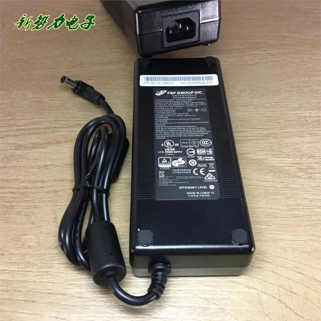 Genuine 12V 12.5A FSP AC Adapter charger for QNAP TS-409 TS-412 TURBO NAS Dynamic ELO 15A1 Touch Monitor FSP150-AHA CTS EX90