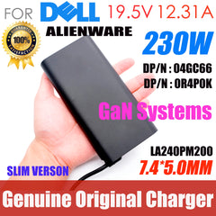 Original 19.5V 12.31A 240W GAN charger Ac Adapter For DELL Alienware M15x M17x R3 X15 X17 51m DA240PM200 DP/N 0R4P0K  04GC66