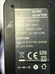 Genuine Switching Power Supply DSP-6014C DSP-6014A AC Adapter Charger for Samsung Unity Media Horizon SMT-G7400 14V 4.29A Used