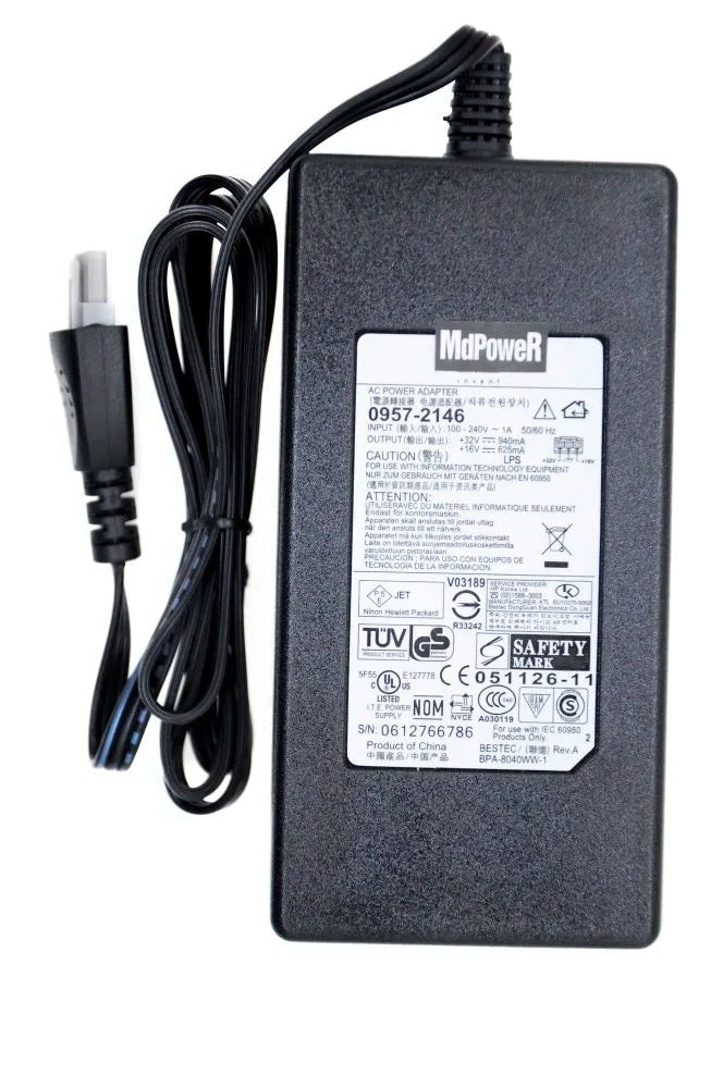 ORIGINAL FOR HP printer Scanner 0957-2083 32V 720mA 16V 610mA 0957-2146 32V 940mA 16V 625mA AC Adapter Charger Power supply