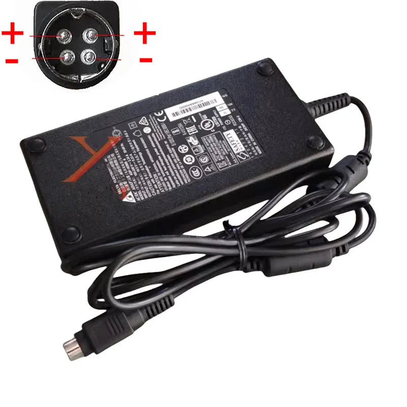 Original Delta ADP-180MB K 19.5V 9.23A 180W 4 Pin (Din)  Plug AC Adapter Charger Laptop Power Supply Genuine