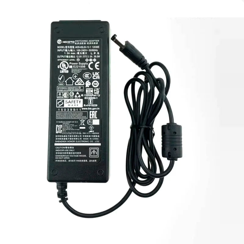 Genuine 12V 3A 36W 5.5x2.5mm ADS-45NP-12-1 12036G ADS-40NP-12-1 12036E Power Supply AC Adapter For Philips AOC Display Charger