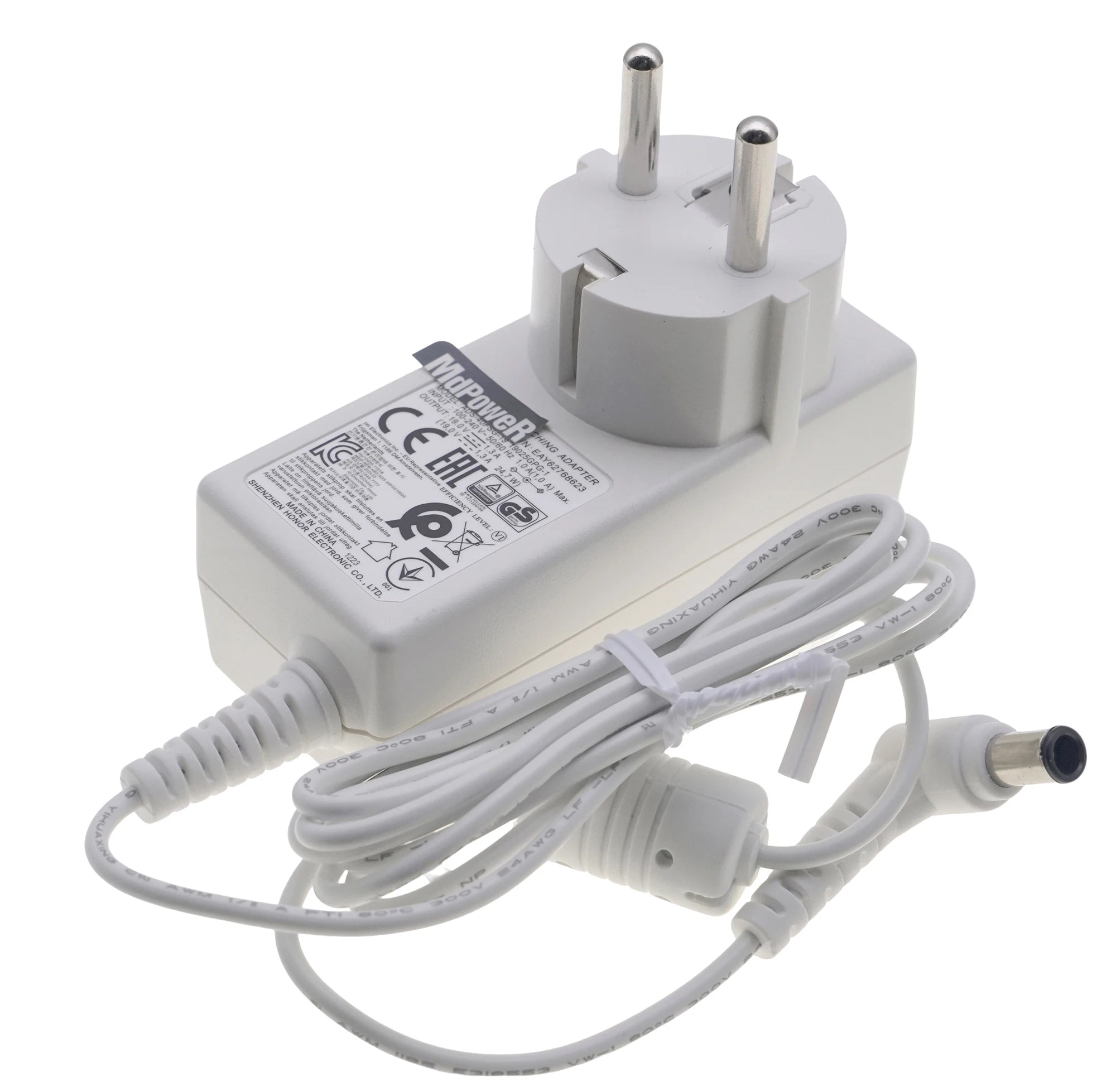 WHITE 19V 1.3A Switching AC Power Adapter Charger For LG LCD Monitor 24MP47H ADS-40FSG-19 ADS-25FSF-19 19025GPG-1 PSU LCAP26-A