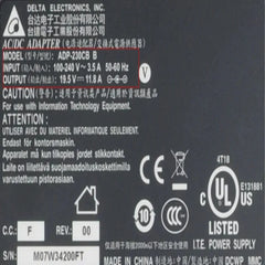 Genuine Delta 19.5V 11.8A 230W ADP-230EB T ADP-230CB B AC Adapter Charger for MSI GT72 WT72 MS-1781GT80 MS-1812 Gaming Laptop PC