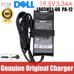 Original 19.5V 3.34A 65W AC Adapter Charger for Dellinspiron M101z-1120 1400 1420 14-3446/3449/3445/3443 14-3442 14-5442 14-5445