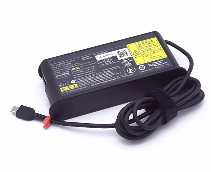 For Lenovo/ NEC Genuine Laptop AC Power Adapter Charger 95W 20V 4.75A USB-C Type-C  A19-095P1A Power Supply
