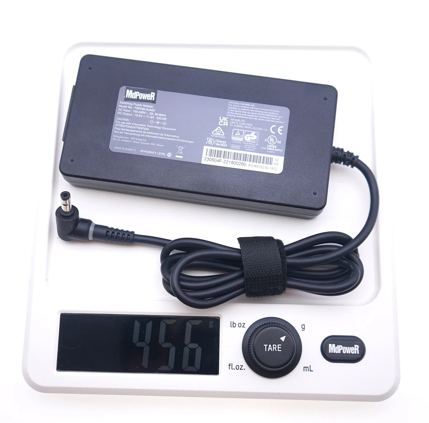 Genuine FSP 230W Laptop Charger FSP230-AJAS3 19.5V 11.8A Power Supply For Intel XENIA 15 QC7 KC57 5.5mm AC Adapter 5.5*2.5mm