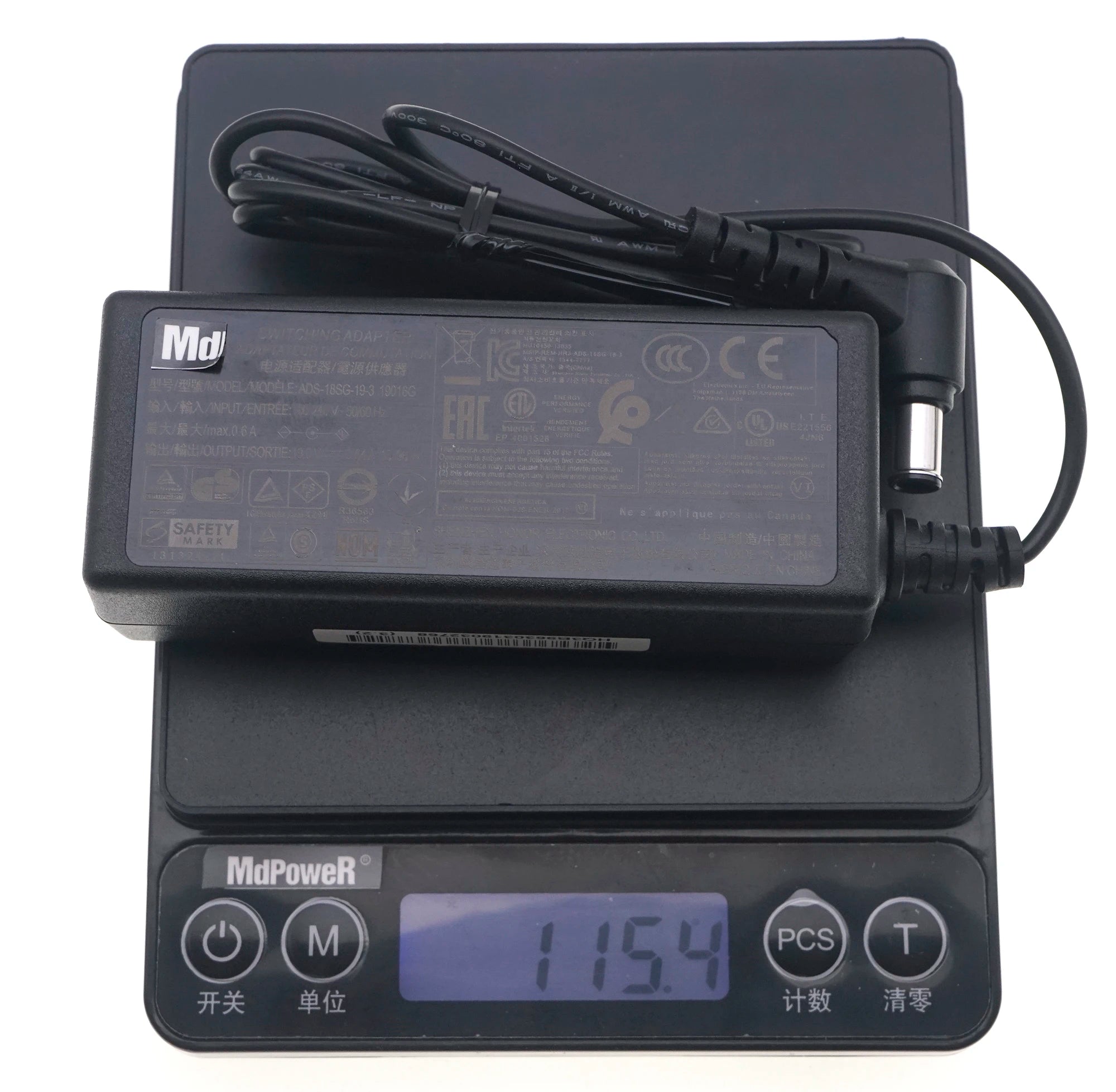 Original AC DC Switching Adapter 19V 0.84A For LG 20M35ASA 20M38H 22M38D LED LCD TV Monitor Power Supply ADS-18FSG-19 19016GPB