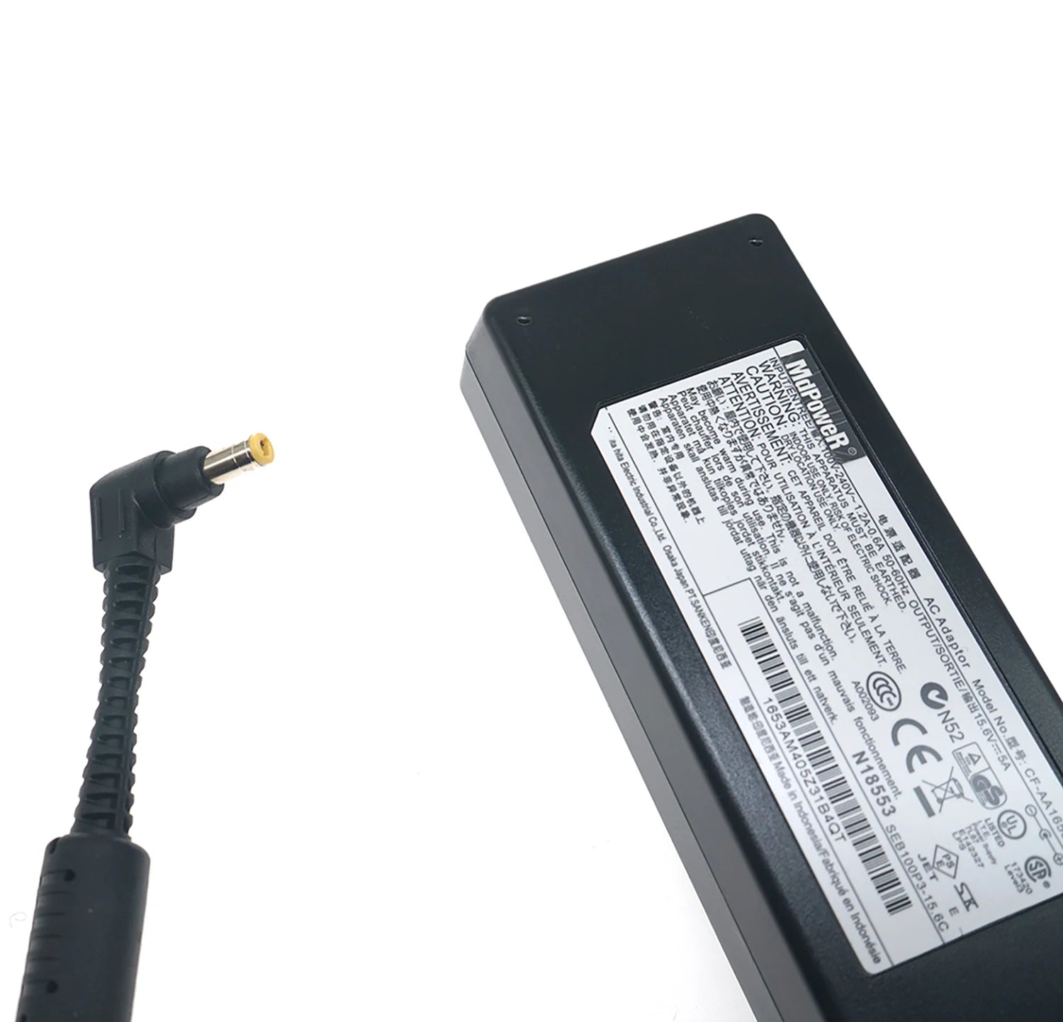 For Panasonic Toughbook CF-29/52/30/34/51/19/18 Laptop AC Power Adapter Adaptor Charger CF-AA1653A 78W 15.6V 5A 5.5*2.5mm