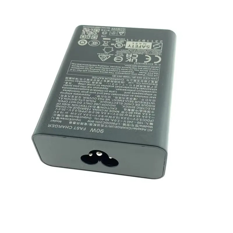 Original LP90DGC20H-WW AC Adapter 90W 20V 4.5A Fast Charger for LG gram Pro 16Z90SP Power Supply Genuine