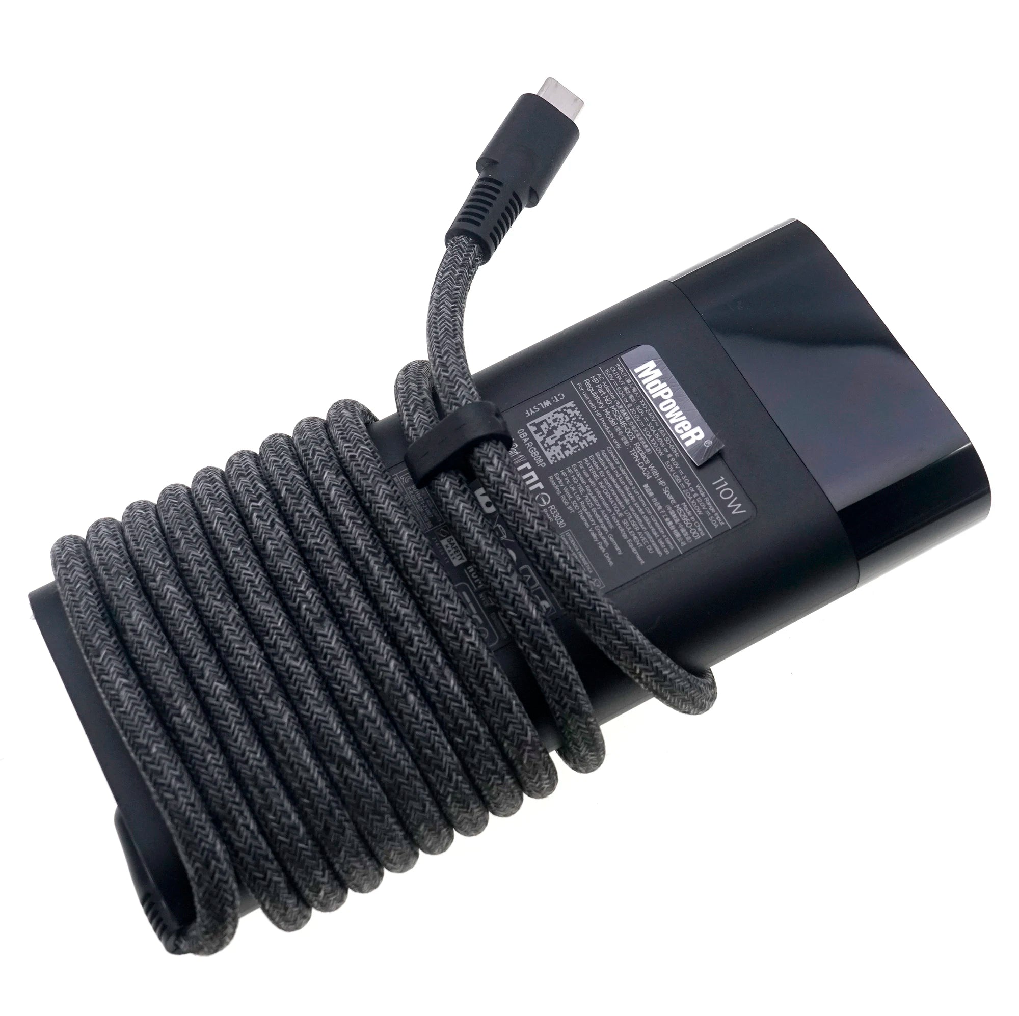 Genuine 20V 5A 110W Type-C AC Adapter Charger For HP Spectre x360 16-aa0074ng Laptop Power Supply TPN-DA24 M52946-003 M52950-001
