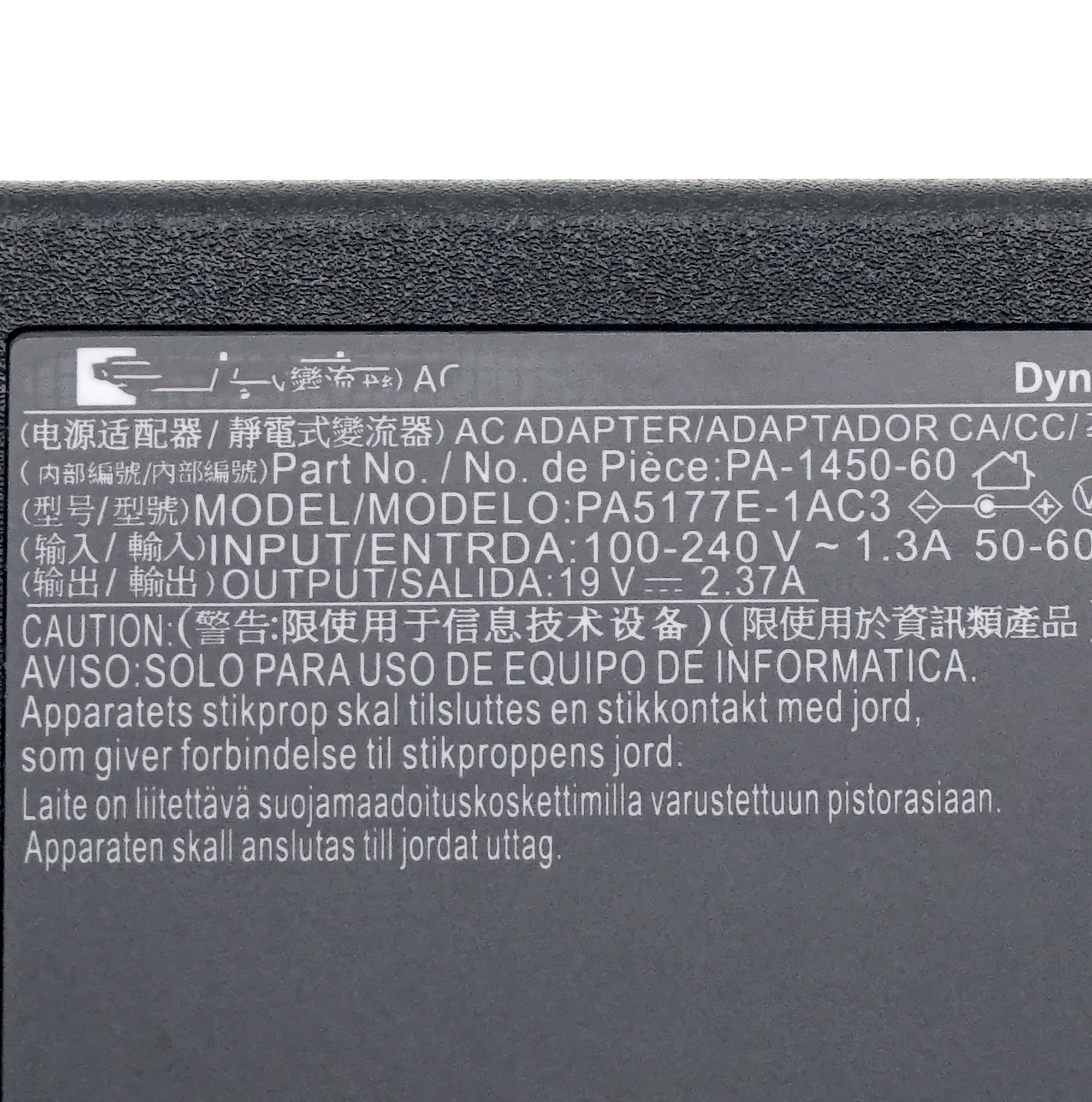 For TOSHIBA 19V 2.37A PA5177U-1ACA laptop power AC adapter charger PA3822E-1AC3 PA3822U-1ACA Z830 Z930 Z30 Z40 5.5*2.5MM