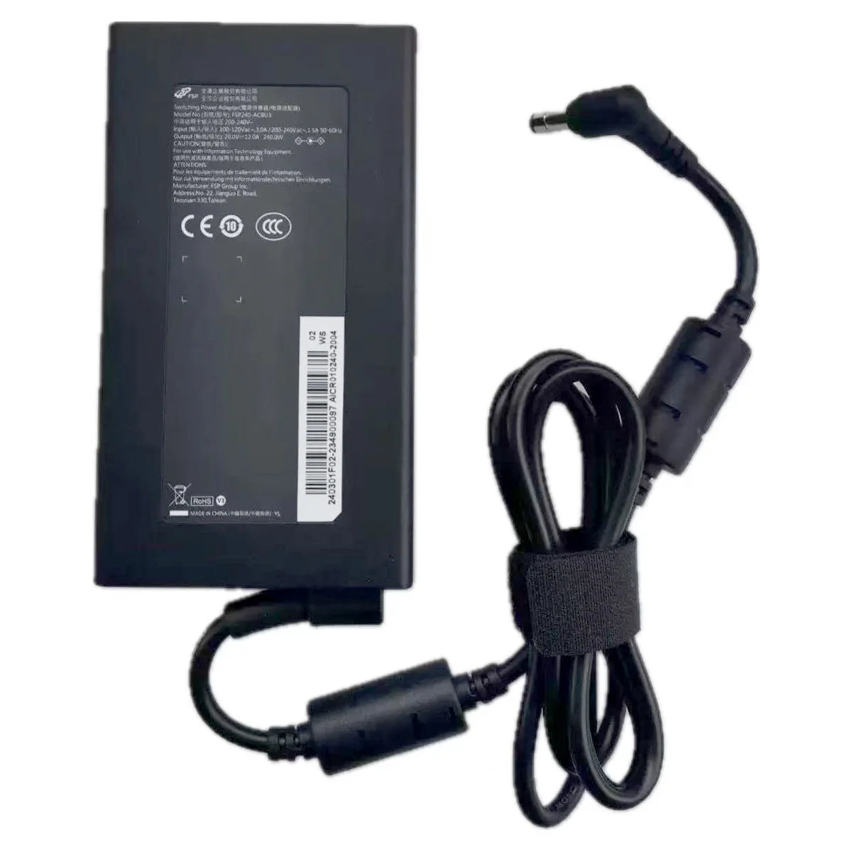 Genuine FSP FSP240-ACBU3 Switching Power Adapter 20V 12A 240W Laptop Charger for Mechrevo PTEROSAUR 15 16 PRO E16S 5.5x2.5mm