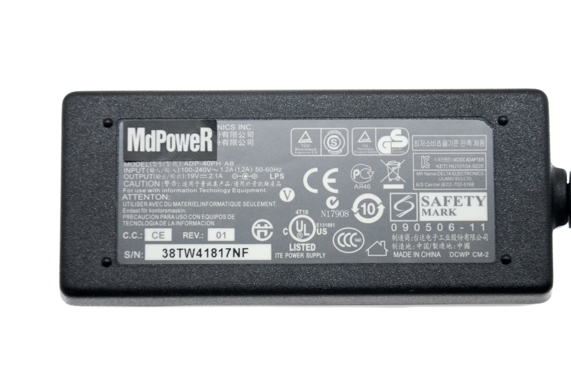 original ADP40PH AB BB 19V 2.1A FOR ASUS LCD monitor AC adapter Power supply charger VC239N/H VG278Q VX279N-W ADP-40KD BB
