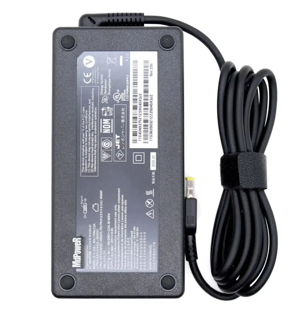 Genuine ADP-170CB B 20V 8.5A 170W AC Adapter Charger for Lenovo Legion 14 15 17 Y7000 R720 Y520-15 Y70-70 Laptop 45N0373 45N0374