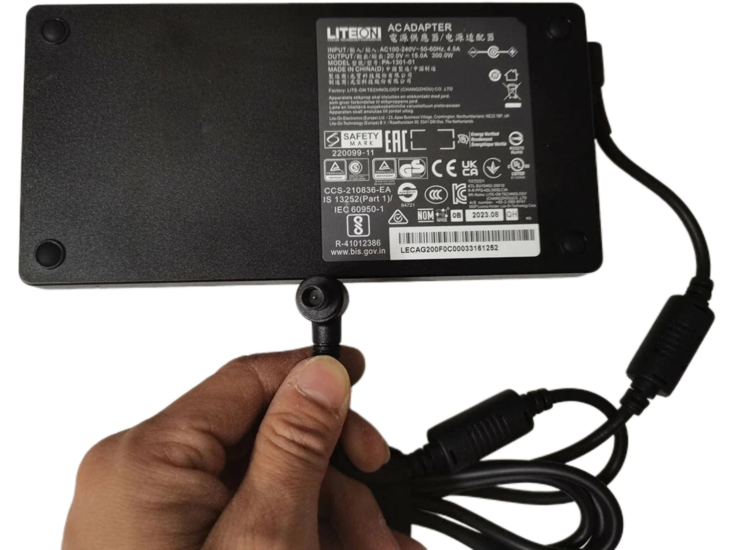 PA-1301-01 Original LITEON 20V 15A 300W 7.4×5.0mm AC Adapter Laptop Supply Charger