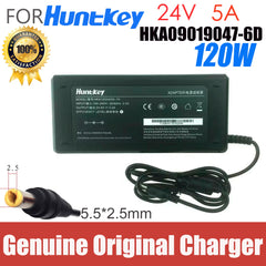 Genuine AC ADAPTER HUNTKEY 24V 5A 120W HKA12024005-7A HKA12024005-7B HK07524050-7F LASER EpiqVision EF12 POWER CHARGER SUPPLY