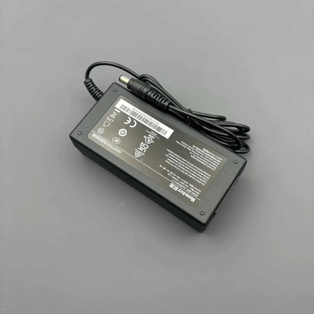 Genuine Huntkey HKA06548014-7Y Output 48V 1.36A 65W AC Adapter Charger For Hikvision POE Switch Power Supply 5.5*1.7mm