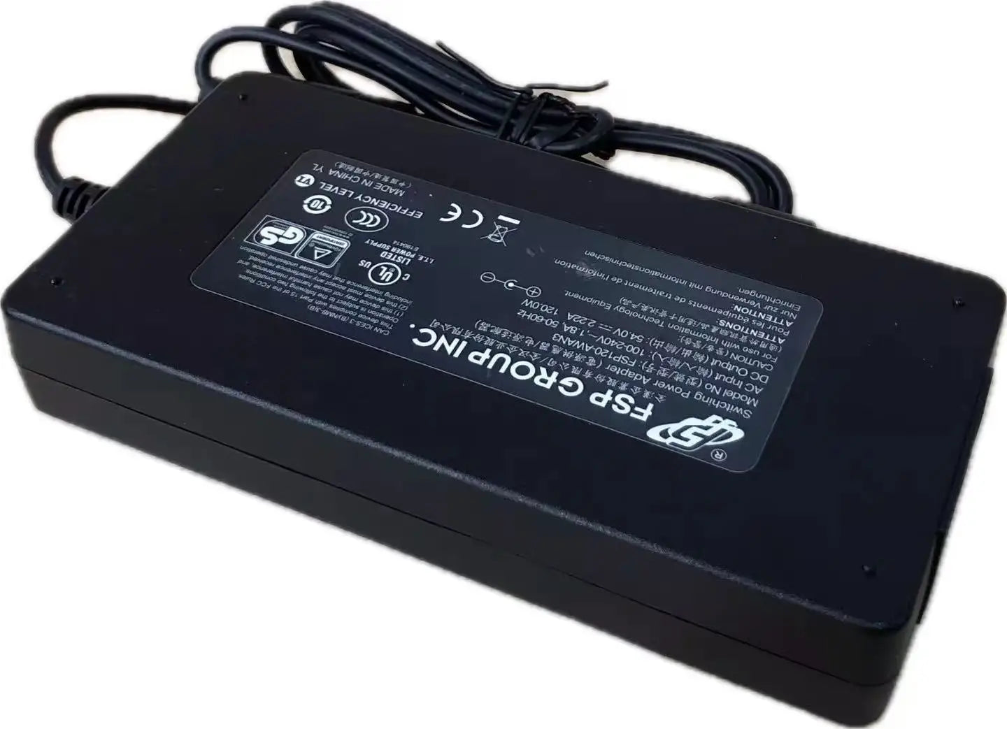 Genuine FSP FSP120-AWAN3 54V 2.22A 120W AC Switching Power Adapter For Hikvision DAHUA Video Recorder POE Power Supply Charger