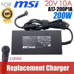 Brand New For Chicony A21-200P2B 20V 10A 200W 4.5x3.0mm A200A022P AC Adapter For MSI Laptop Power Supply Charger A15-200P4B