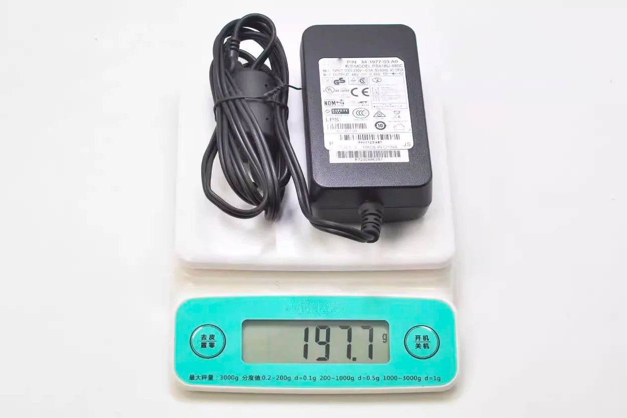 Genuine For Cisco AP IP Phone Aironet Power Supply PSA-18U-480C AC Adapter 48V 0.38A P/N 34-1977-03 A0 Charger 34-1977-02