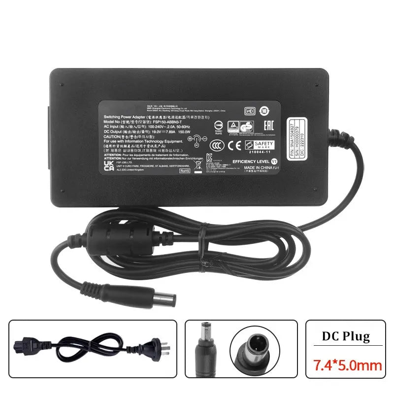 Original 19V 7.89A FSP-150ABBN3-T 150W 7.4*5.0mm AC Adapter Charger for Philips 275M1 TPV150-RFBN2 Monitor Power Supply Genuine