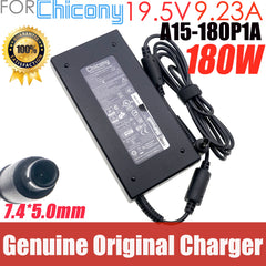 Genuine Chicony A15-180P1A 180W Power AC Adapter 19.5V 9.23A A180A012L For MSI GL63 GP63 LEOPARD GP75 GL73 MS-1GP5 GE63 Charger